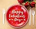 Valentine's Party Bundle, Includes Plates, Napkins, Cups, and Cutlery (Red, Pink, 24 Guests,144 Pieces)