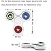 JOYTEK Fidget Spinner Case Holder For EDC Hand Spinner (Triangle, dark brown)