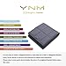 YnM 17lbs Weighted Blanket for Adults, Breathable Heavy Bed Throw Blanket with Cooling Glass Beads for All Season Use, Ideal for One Person of 160lbs (60x80 Inches, Queen Bed, Dark Grey)