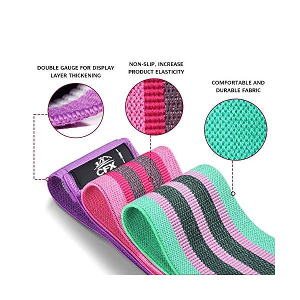 CFX-Resistance-Bands-3-Sets-Premium-Exercise-Loops-with-Non-Slip-Design-for-Hips-Glutes-3-Resistance-Level-Workout-Booty-Bands-for-Women-and-Men-Best-for-Home-Fitness-Yoga-Pilates CFX Resistance Bands 3 Sets, Premium Exercise Bands with Non-Slip Design for Hips & Glutes, 3 Resistance Level Workout…