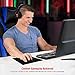 Etekcity Comfortable H5GX Over Ear Stereo Professional Headphone Headset with Mic, LED Light & Adjustable Headband, for PC & MAC (Black&Red)