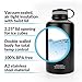 45 Degree Latitude Beer Growler, Enjoy Your Favorite Craft Beer Or IPA from The Comfort of Your Own Home, Stainless Steel Growler 64 oz - Red