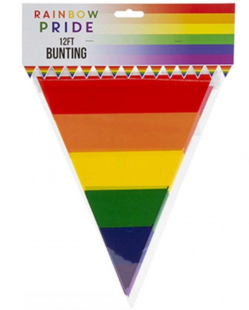 Rainbow Pride Bunting Flags 12 Foot Party Banner