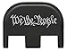 for Glock Gen 5 Rear Slide Cover Plate 9mm 17 19 19x 26 34 Black NDZ We the People One Line Script