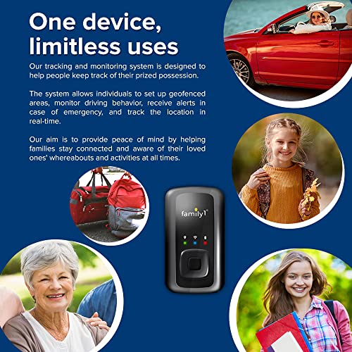 Family1st Compact Hidden Unlimited RealTime Smallest GPS Tracker for