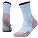 YUEDGE 5 Pack Women's Moisture Wicking Performance Padded Cotton Cushioned Crew Socks Sports Outdoor Athletic Walking Hiking Socks(Large)