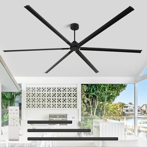 YYEHON 120 Inch HVLS Ceiling Fan