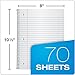 Oxford 1-Subject Spiral Notebook, Wide Rule, 8 x 10.5 Inch, Bright White Paper, 70 Sheets per Book, Cover Color May Vary, One Notebook (65000)