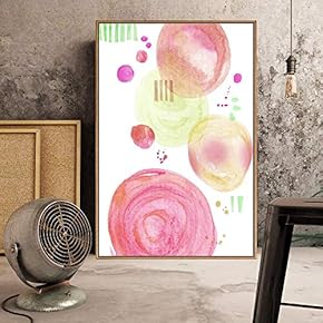 Floating Framed Canvas Wall Art for Living Room, Bedroom Watercolor Canvas Prints for Home Decoration Ready to Hang - 16x24 inches