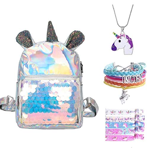 holographic unicorn backpack