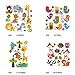 Baby Iron on Patches Set - 4 Pcs Heat Transfer Vinyl Patch for Kids, Funny DIY Decoration Appliques Stickers with Cartoon Bird Animal Design and Eco-Friendly Material