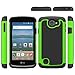 Zoeirc for LG K4 Case, for LG Spree Case, for LG Optimus Zone 3 Case, [Shock Absorption] Hybrid Dual Layer Armor Defender Protective Case Cover for LG K4 LTE (Green)