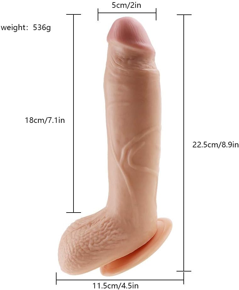 Realistic Silicone Silicone Flesh Color Real Enjoy, Fall in Love with it a Love Tool Bang 8.9 Toys Adult