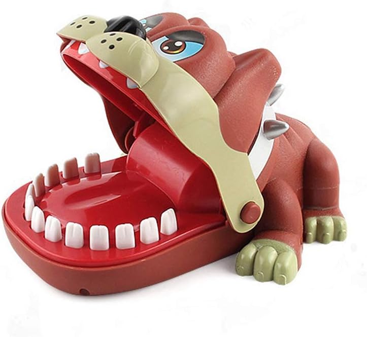HanYoer Family Game Bulldog Mouth Dentist Bite Finger Game Fun Game Funny Novelty Toy