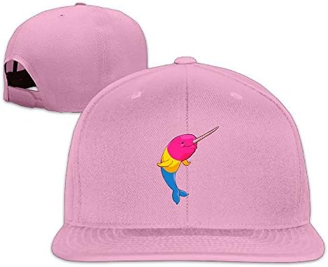 XHX Unisex Rainbow Color Unicorn Whale Flat Hat Snapback Hip Hop Baseball Cap