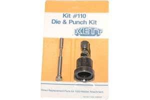 Kett Tool KIT #110 18 Gauge Punch and Die Kit for 1020 Nibbler Attachment and Pn-1020 Nibbler