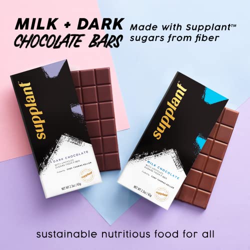 Supplant Milk and Dark Chocolate Bars Premium Chocolate Bar Made with