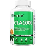 Fitcode CLA1000 Conjugated Linoleic Acid, Soft Gel, Stimulant Free Weight Loss Supplement (90 Servings)