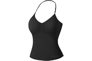 VOYJOY Impact Longline Strappy Top Workout Tank Tops for Women Impact Gym Sports Bra Camis