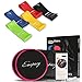 Emopavy Resistance Bands (Set of 5) Exercise Bands And Core Exercise Sliders (Set of 2) Smooth Gliding Dual-Sided Design Professional Quality Ab Glider Workout Discs