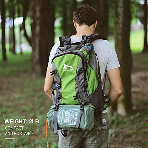 WOLF WALKER Camping Sleeping Pad with Pillow Ultralight Inflatable