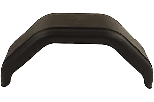 Trailer Fenders for Single Axle Trailers, PE Injection Molded Shockproof & Scratch Resistant, Fits 14in 15in Wheels for RV Ya