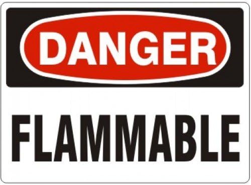 Safehouse Signs D-260434"Danger Flammable" Sign