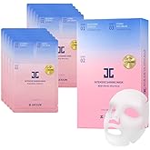 JAYJUN Intensive Shining Mask with Lavender Extract (10 Pack)- 3-Step Hydration, Radiance Boost, All-in-One Skincare, Korean Sheet Mask for Dull & Tired Skin