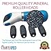 3 Extra Coarse and 2 Regular Coarse refill rollers by Pamperped for the electric rechargeable amope pedi perfect callus remover foot file pedicure tool kit set Professional spa like results wet or dry