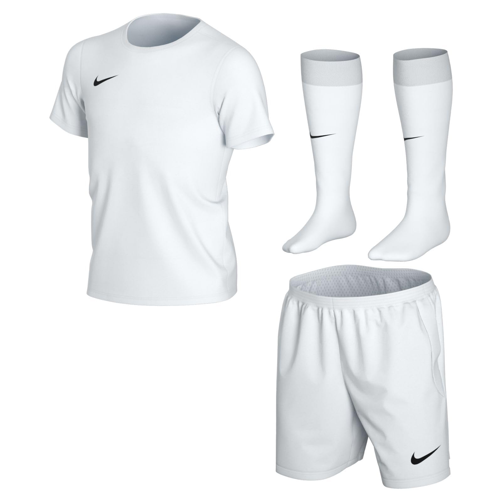 Nike LK NK DRY PARK20 Kit Set K Football Set - White/(Black), M