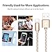 Aimus 4FT Phone Charger Cable, Nylon Braided Data Cable Line USB Charger Cable Gaming Charging Cable Cord Compatible for iPhone X/8/8 Plus/7/7 Plus/6/6s/5/5S, iPad and iPod-Gold