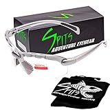Spits C2 Silver Bifocal Safety Glasses - Clear 1.75 - ANSI Z87.1+ Compliant