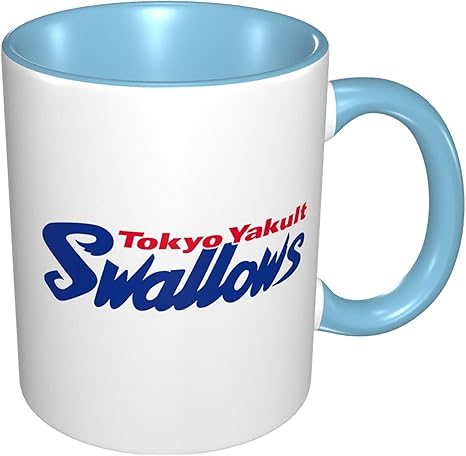 Amazon Co Jp ニセキストア 東京ヤクルトスワローズ 野球 マグカップ コーヒーカップ コップ プリント 個性 使いやすい 容量0 33lタイプ おしゃれ 耐熱 繰り返し使用可能 仕事用 贈り物 ギフト食器 グッズ ホーム キッチン