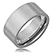 Cavalier Jewelers 10MM Men's Titanium Ring Wedding Band | Pipe Cut | Brushed Top