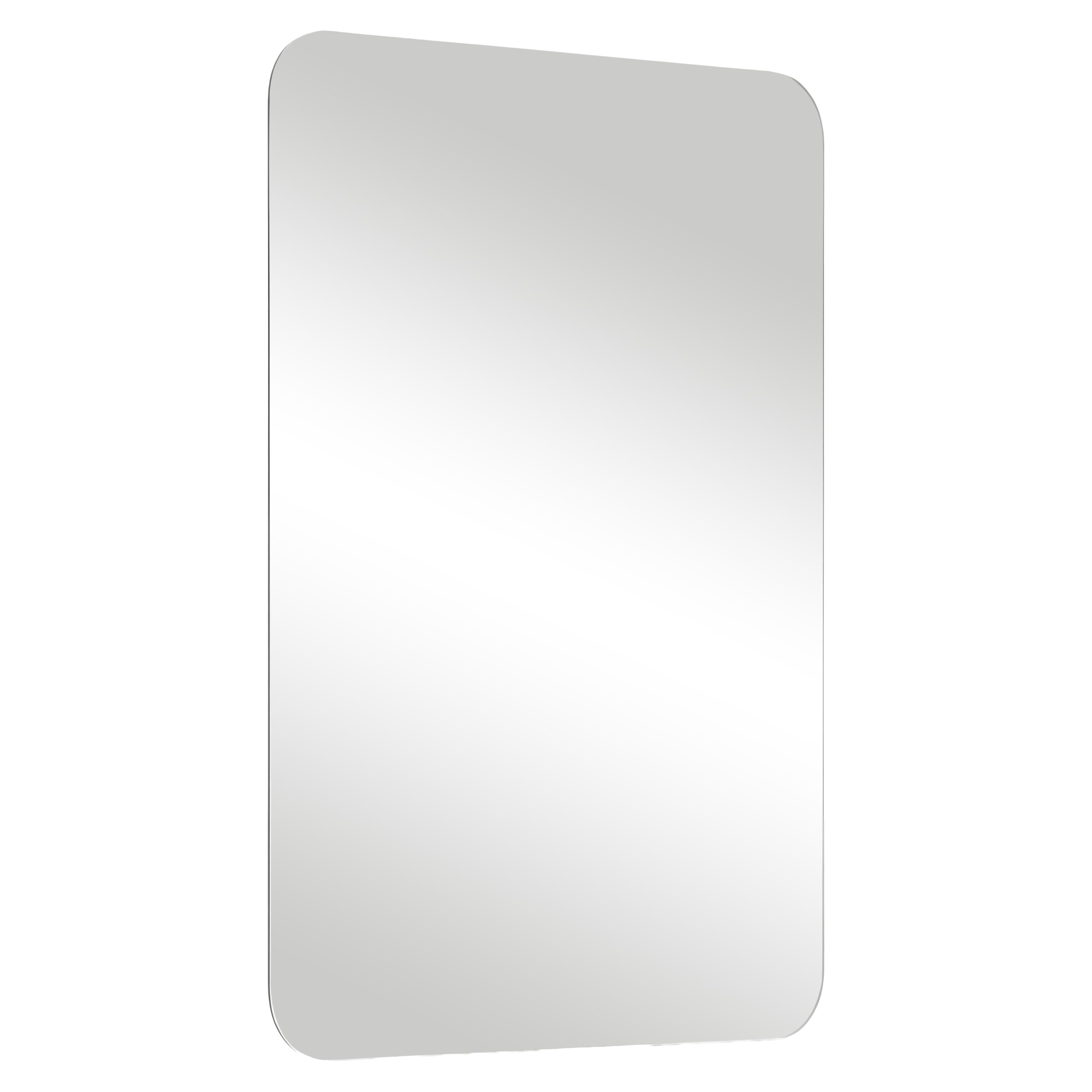 Home Selections Frameless 300x500mm Bathroom Wall Mirror, 30 x 50cm Rectangular Mirror, Polished Edge, Wall Mounted Landscape or Portrait