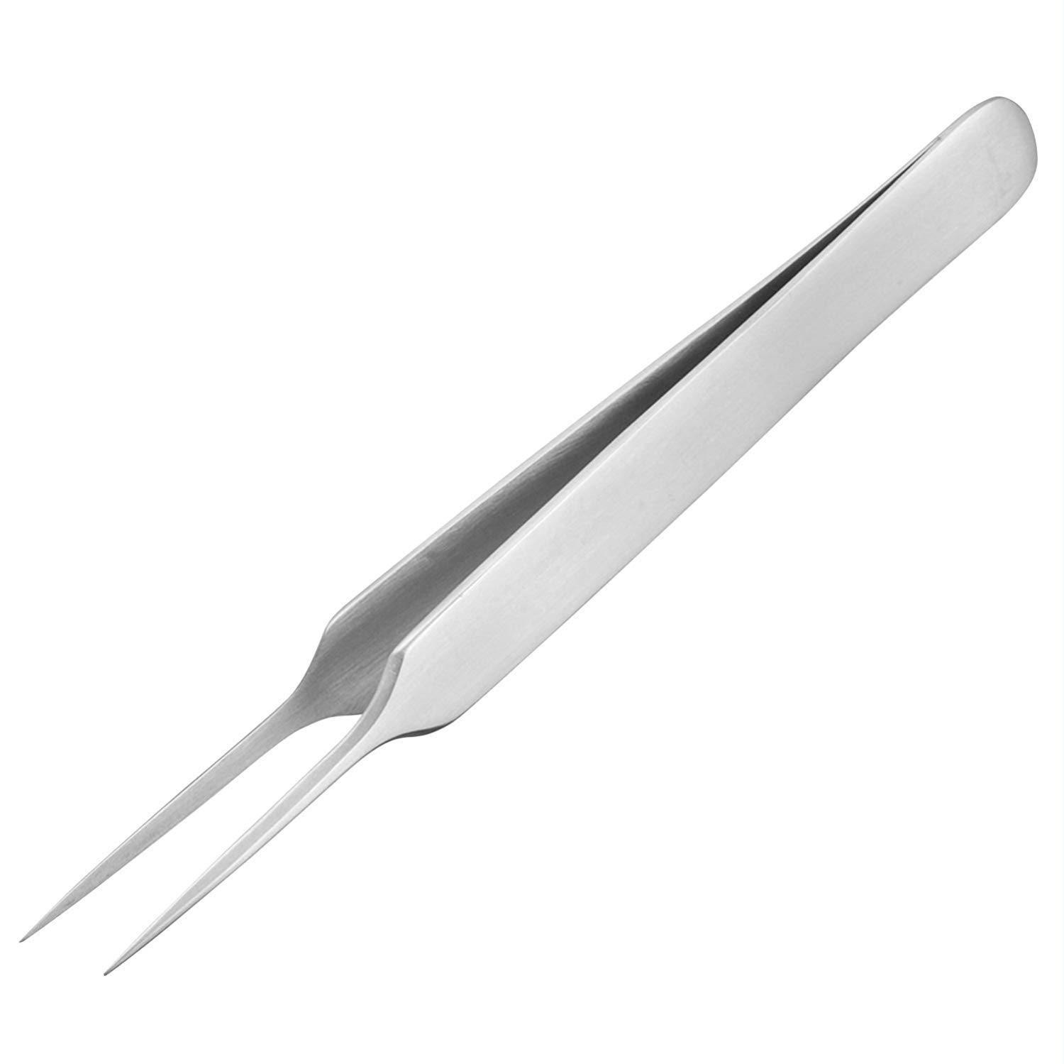 fine tip Slim Nosed Stainless Steel Tweezers (Needle/Long Nose Style, Straight Ends), 120mm Long. ENGINEER pt-05
