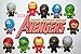 Marvel Avengers Super Hero Figures Deluxe Party Favors Goody Bag Fillers 12 Set of Neat 3 in 1 Toys with Figures, Bounce Balls and switchable Heads with the Hulk,Thor Etc!