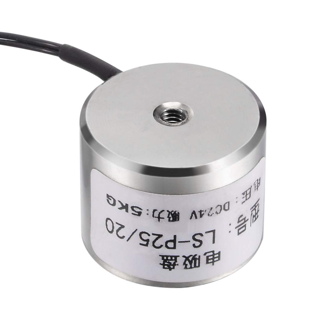 uxcell 80x38mm DC12V 1000N Electric Sucking Disc Solenoid Lift Holding Electromagnet