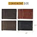 Rachiba Leather Bifold Wallet With Money Clip - Black Genuine Leather Wallet