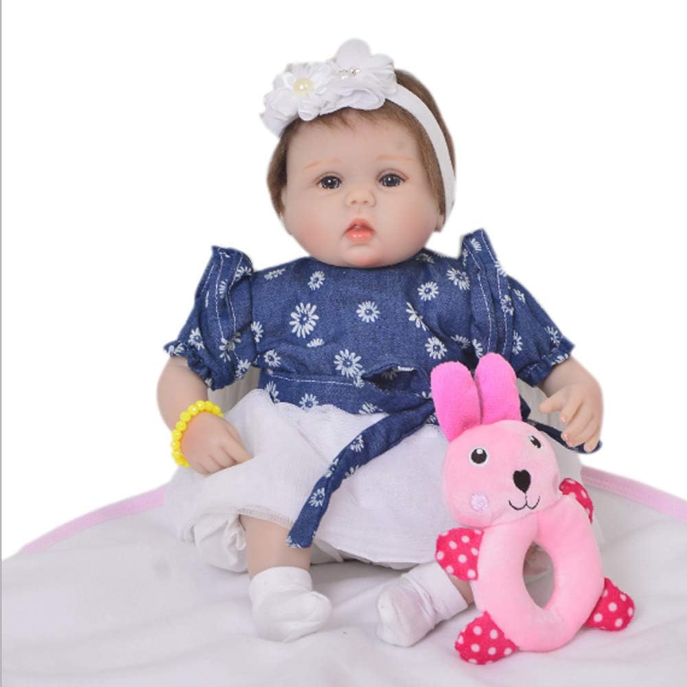 Prezzo Candyana Reborn Baby Doll Silicone Corpo Pieno Realistico Ragazza Bambole Vinile Neonato 42cm Kids Xmas Regali Offerte