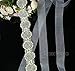 QueenDream bridal belts White Organza bridal sash wedding sash belt crystal rhinestone belt rhinestone belts for kids