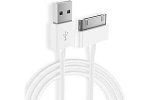 Charger Cable for iPhone 4/4S/3G/3GS, Old iPad 1/2/3, iPod Nano Touch Classic, Replacement USB Charger Cable