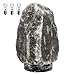 MAYMII·HOME 5-8 lbs Very Rare Natural Grey Gray White Himalayan Rock Salt Lamp Night Light with Real Rosewood Base, UL Listed Dimmer Control, Electric Wire & Bulb