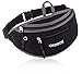 C4wrd Chirpy Super Slim Fanny Pack for Travel, Our Black Money Belt for Men & Women One Size Makes You Happy Keeping Your iPhone Safe & in Easy Reach, Best Waist Pack to Enjoy & Explore The World
