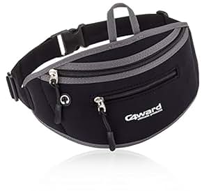 0 : C4wrd Chirpy Slim FANNY PACK For Travel, Our Black Money Belt for Men & Women One ...