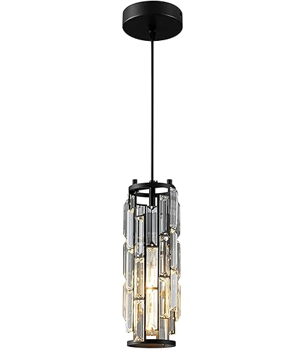 1-Pack Modern Style Battery Operated Pendant Lighting With Remote Control,Wireless Pendant Lights Fixtures With 6 RGB Colors,pendant Light For Kitchen Island(With Bulbs Remote Control Charging Cable