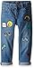 The Children's Place Girls' Patchwork Boyfit Jean