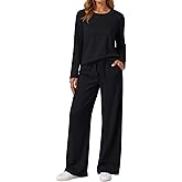 AUTOMET Sweatsuits Women 2 Piece Outfit Fall Airport Lounge Sweat Sets With Wide Leg Pants Track Fashion Suits 2026
