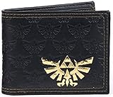 Nintendo Legend of ZELDA Logo Black Bi-Fold WALLET