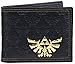 Nintendo Legend of ZELDA Logo Black Bi-Fold WALLET